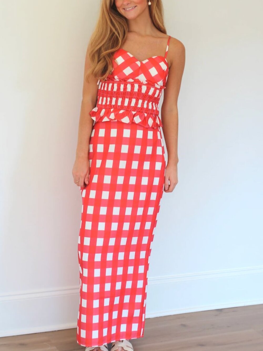 Coco Lillys Red Gingham Set